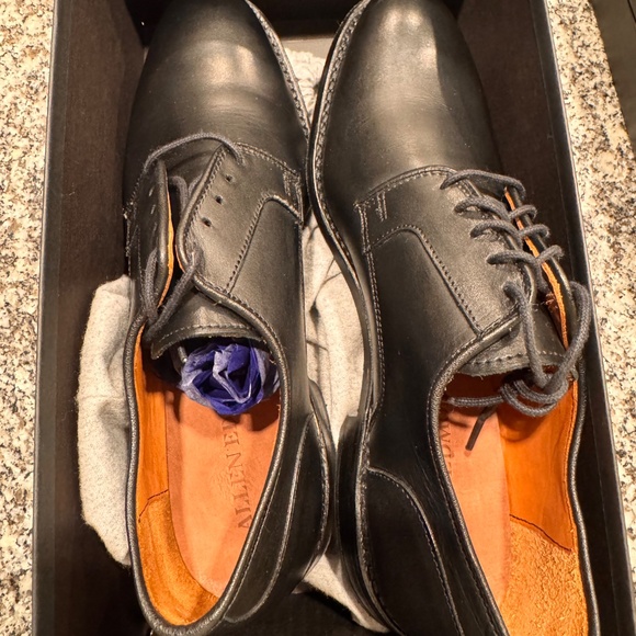 Allen Edmonds Windsor Plain Toe Derby - Black - 9.5D - Made in USA - NEW main image 4